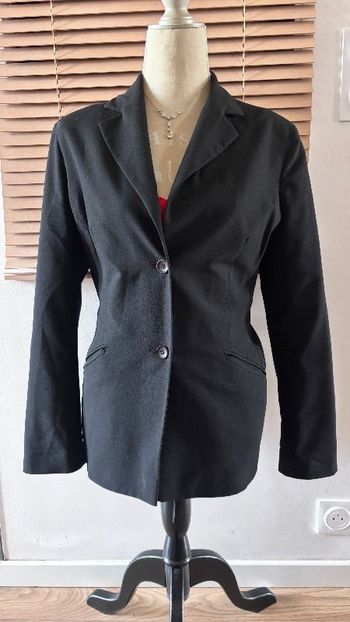 💕 veste tailleur blazer noire taille 46 xxxl #kiabi