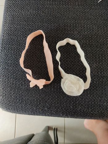 2 bandeaux bébé fille