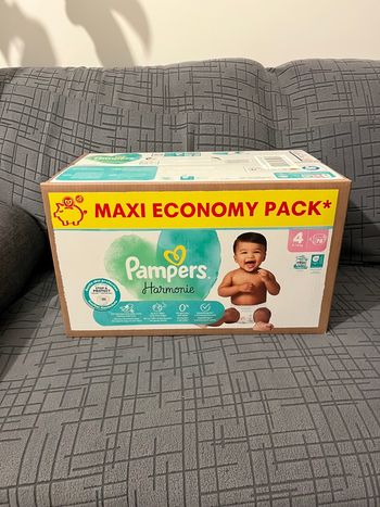 Pampers Harmonie taille 4, 78 couches, Maxi Economy Pack