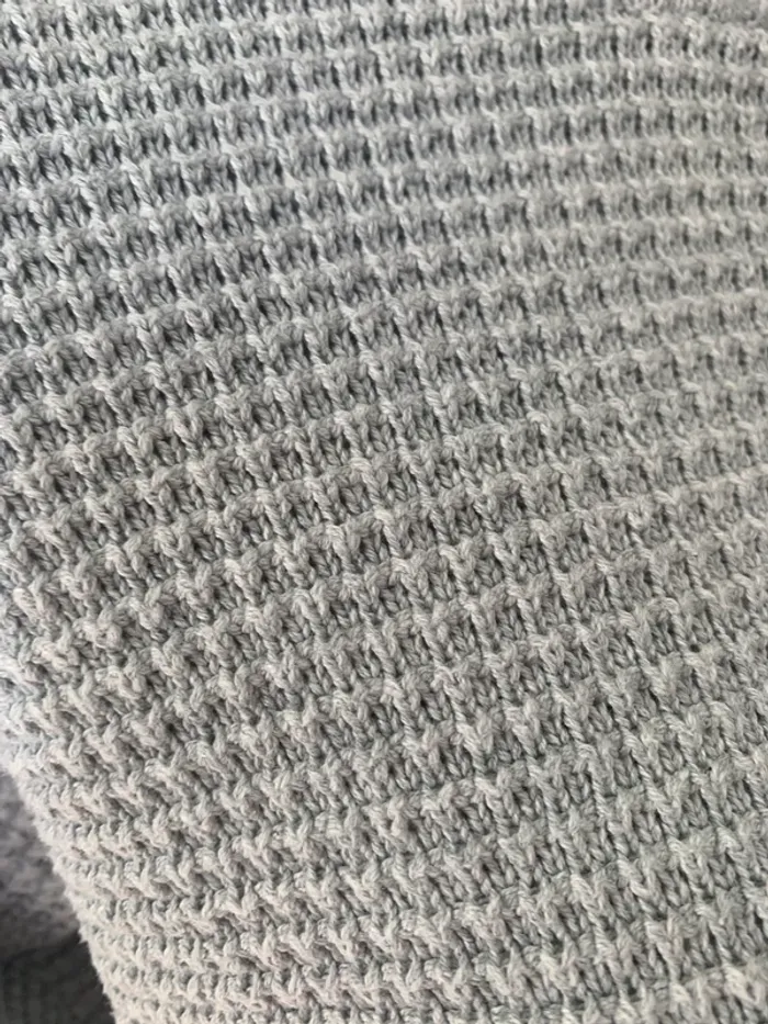 Pull gris maille relief – EDC by Esprit - photo numéro 5