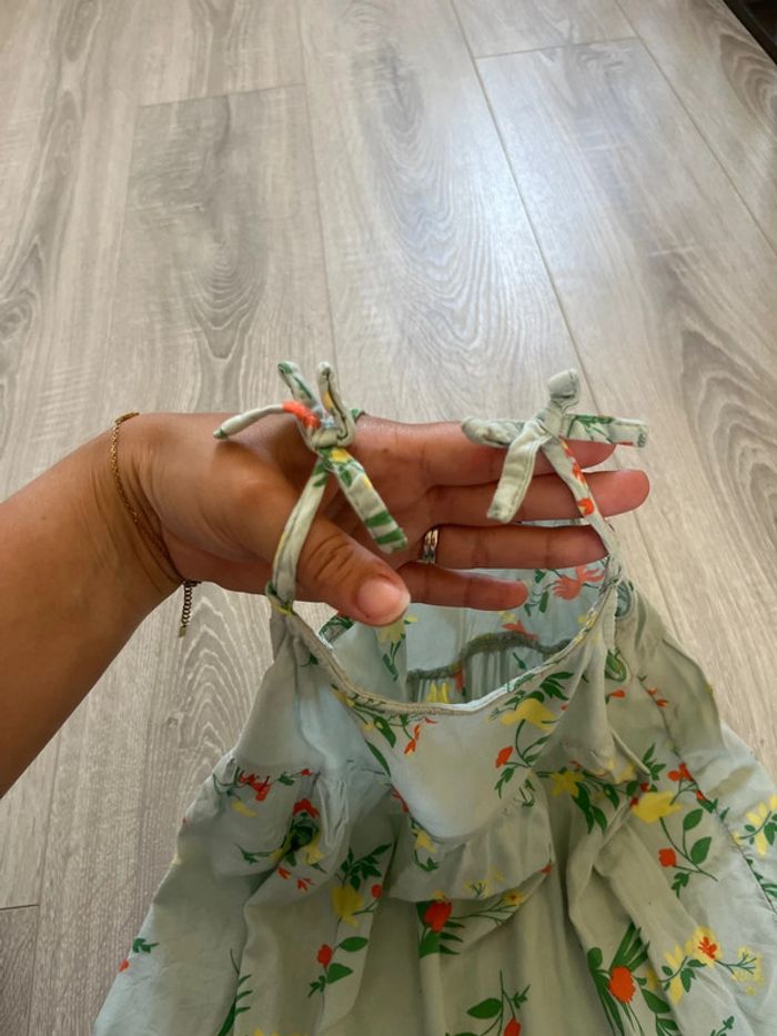 Robe / tunique courte à fine bretelles été fille 6 ans - photo numéro 4