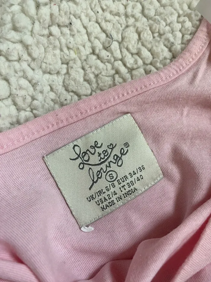 débardeur de nuit primark taille S rose clair - photo numéro 3