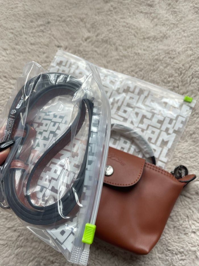 Sac Longchamp XS marron - photo numéro 4