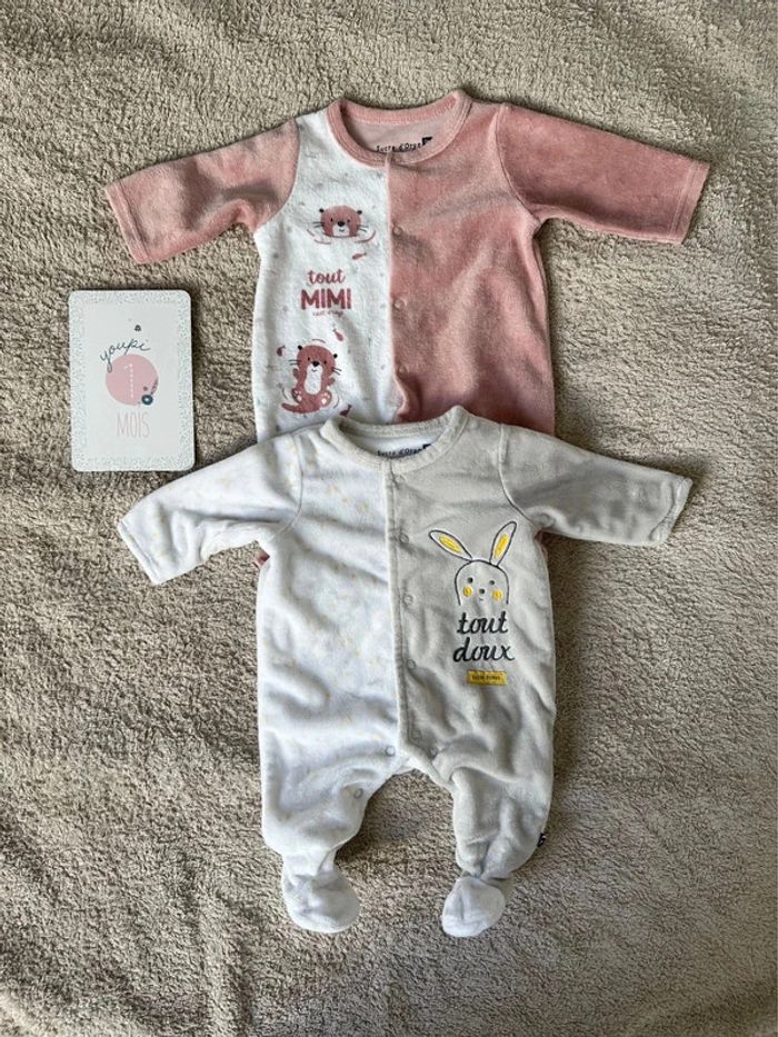 Lot de pyjama, grenouillère, sucre d’orge - photo numéro 4