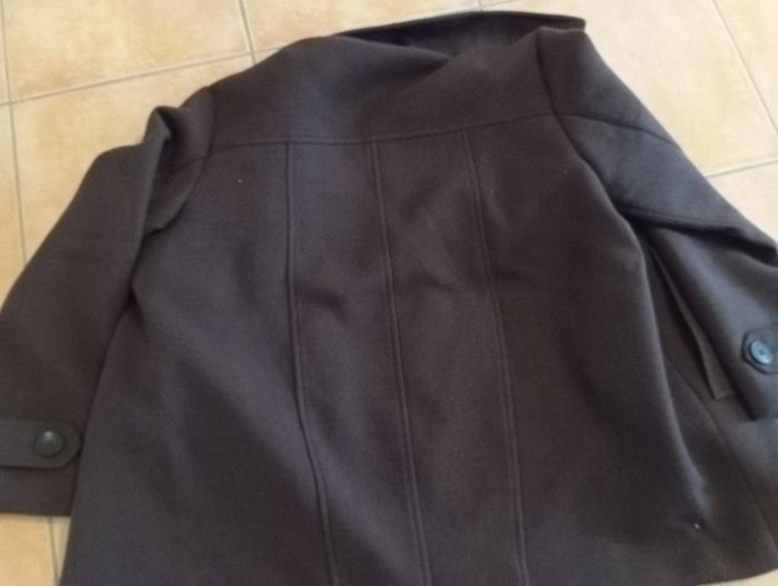 Manteau marron foncé femme taille S neuf - photo numéro 2