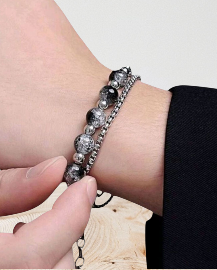 Bracelet homme ajustable Neuf avec étiquette·S'Steel - photo numéro 3