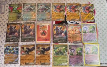Lot de 17 cartes Pokémon neuves officielles 