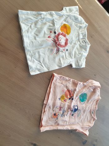 Lot de 2 t-shirts 6 mois