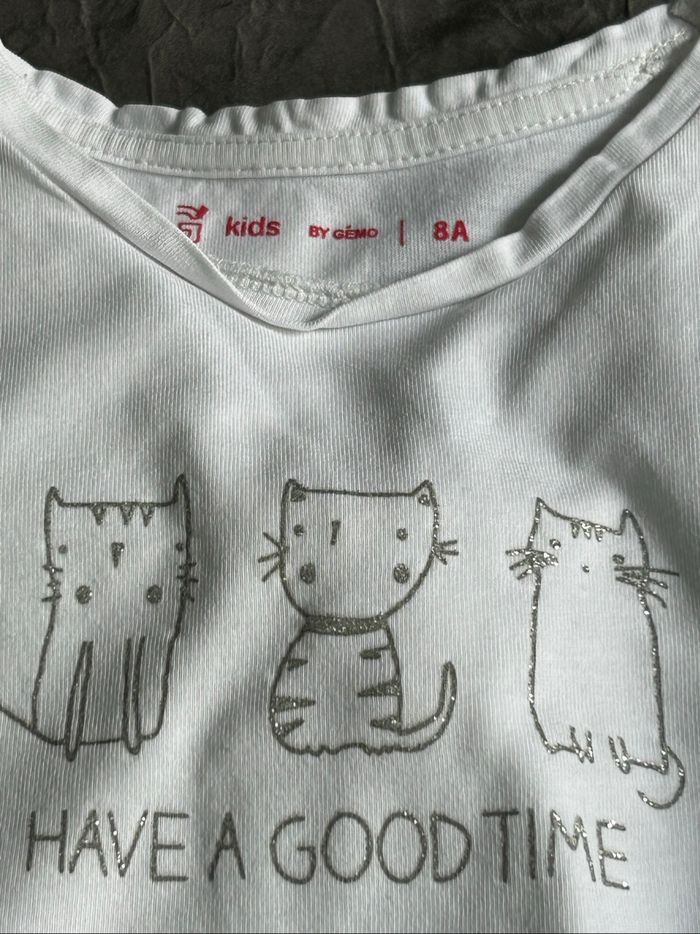 Lot de 6 t-shirts manches longues fille - photo numéro 5