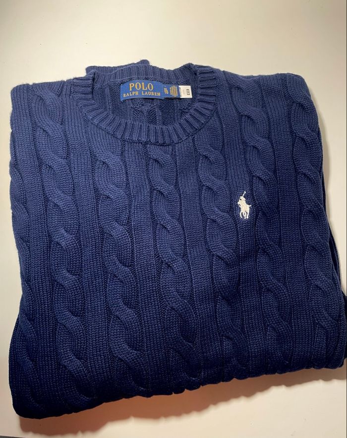 POLO RALPH LAUREN Knit Sweater Navy - photo numéro 2