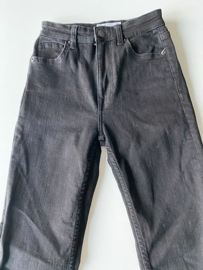Jeans flare noir bershka