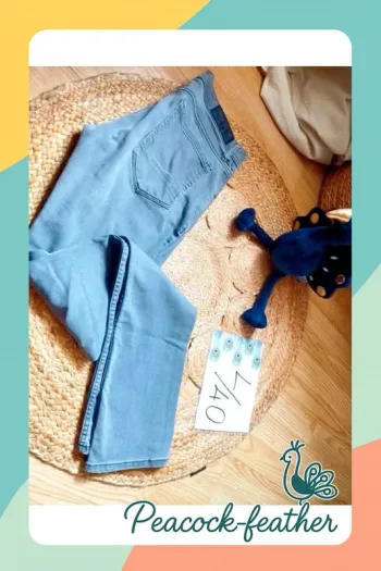 Jean gris smog 40 homme