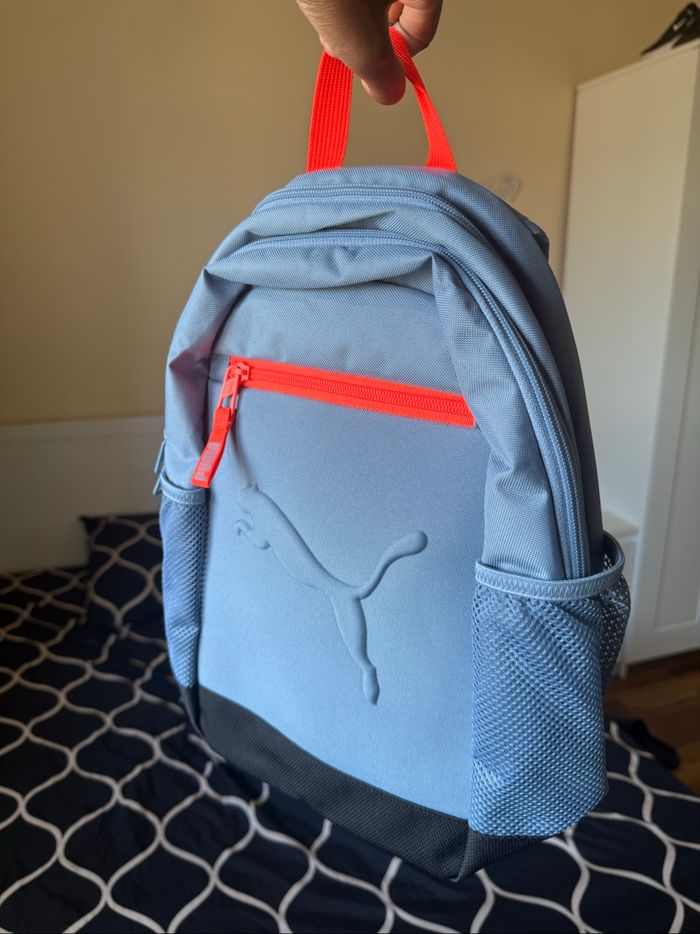 🎒 Sac à dos Puma – Bleu et détails orange fluo – Neuf avec étiquettes - photo numéro 10