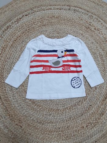 Tee shirt manches longues DPAM 12 mois