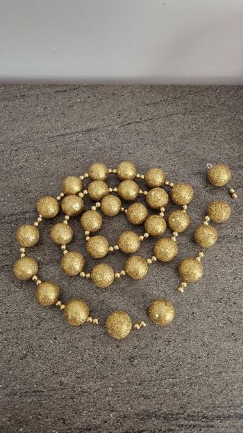 Guirlande de Noël doré