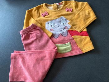 DPAM pyjama 2 pièces vêtement bébé  fille taille 2 ans 24 mois
