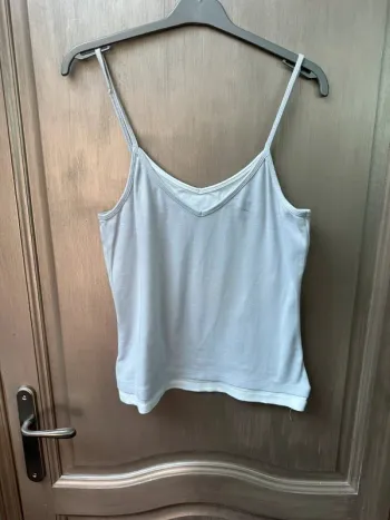 Débardeur blanc et gris Lola Liza taille 3