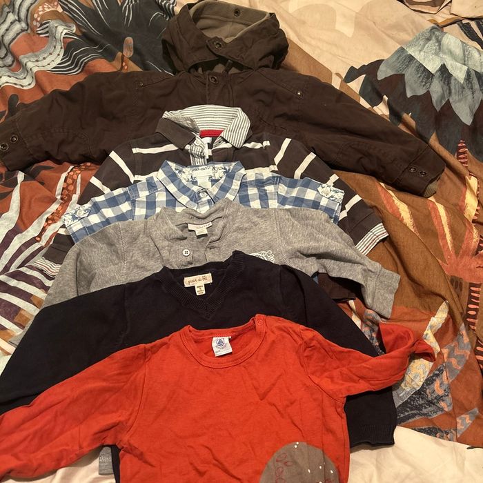 Lot 6 vêtements garçons 18 mois - photo numéro 3