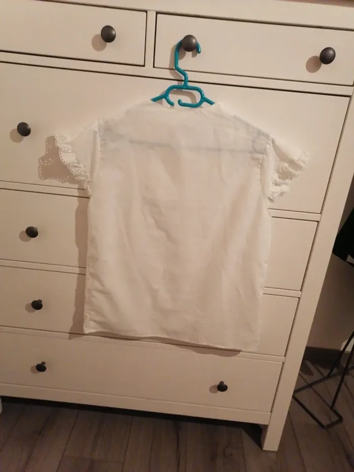 Blouse borderie anglaise vintage - photo numéro 4