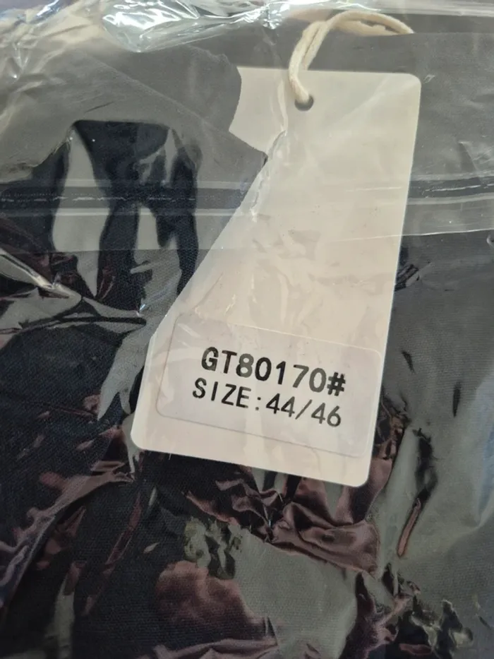 Pantalon Large avec ceinture et poches Noir Femme Taille 44/46 - photo numéro 3