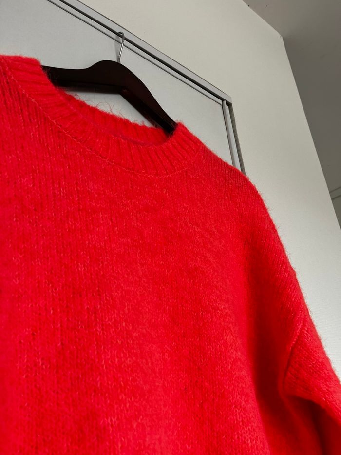 Pull neuf La Halle Rose fluo taille M - photo numéro 3