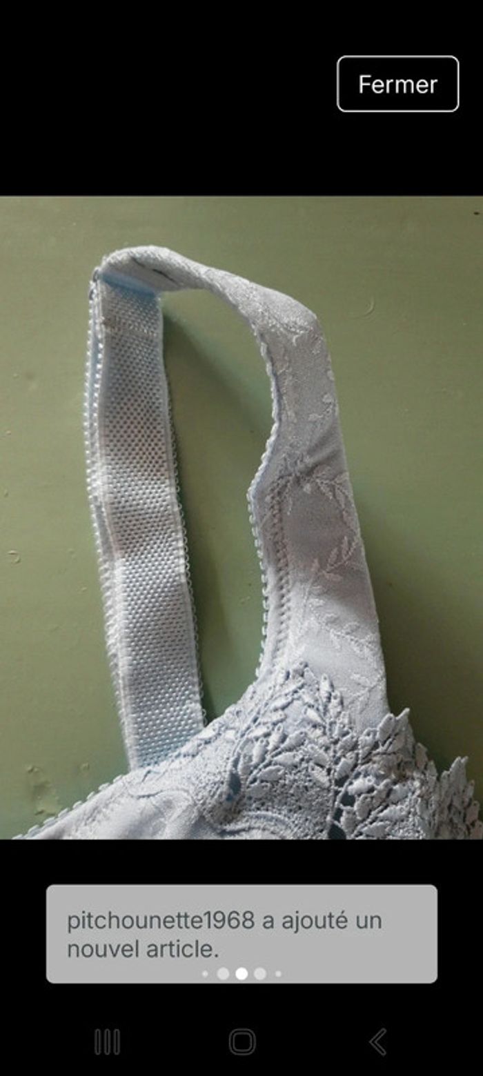 Soutien gorge gris perle - photo numéro 2