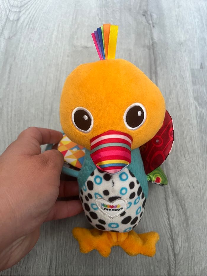 Peluche d’éveil  lamaze à tirer et à accrocher bébé - photo numéro 2