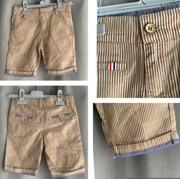 Bermuda neuf garcon ajustable