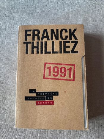 Livre  "1991" Franck Thilliez • thriller Polar captivant best-seller