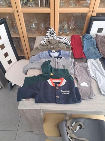 Gros lot garcon 12 mois (57 vetements)