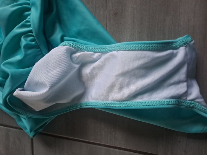 Maillot de bain bleu turquoise 0XL - photo numéro 7