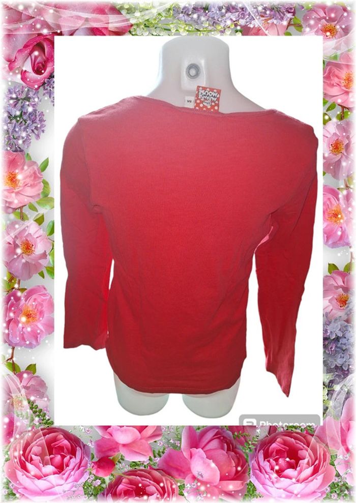 💫🌸 T-shirt imprimé manches longues pour fille 🌸💫 - photo numéro 2