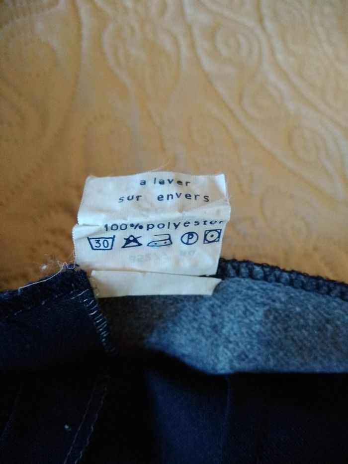 Pantalon marine à pince - photo numéro 9