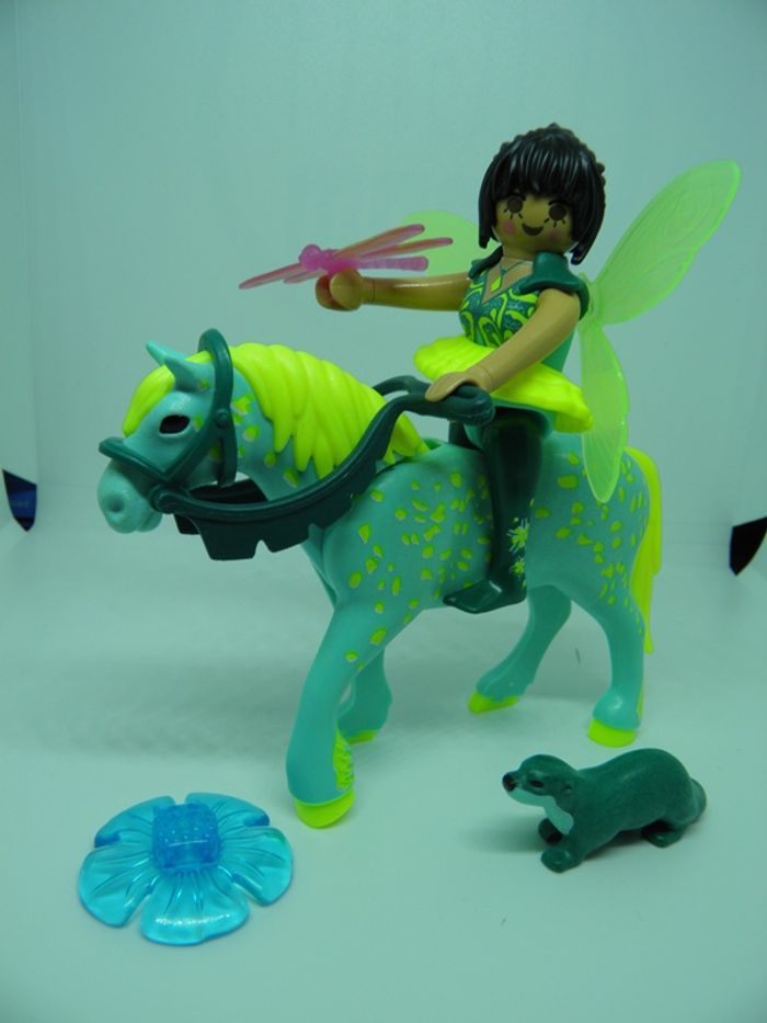 Playmobil 9137 Fée avec cheval complet + boîte - photo numéro 3