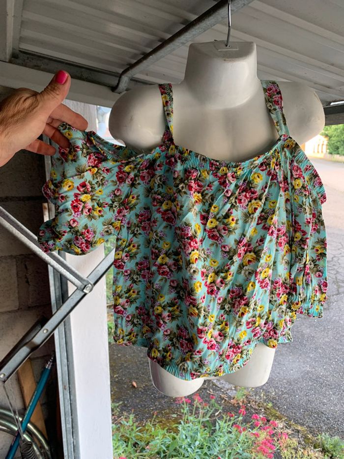 Lot neuf fille été 14 ans, top épaules nues, robe - photo numéro 7