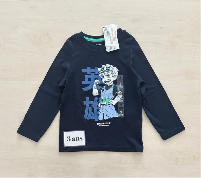 Haut manches longue - Kiabi - neuf 3 ans 90/97 cm
