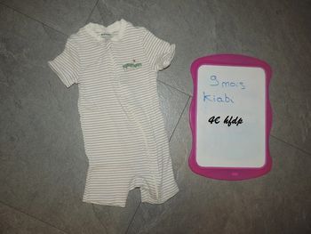 combinaison kiabi taille 9 mois