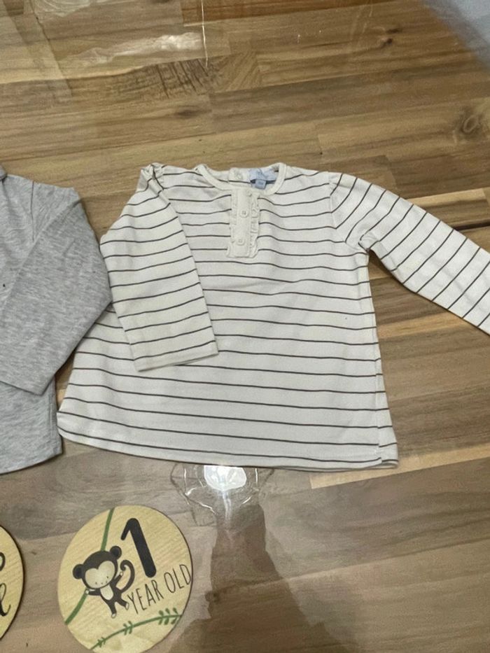 2 polos 12 mois longues manches - photo numéro 4