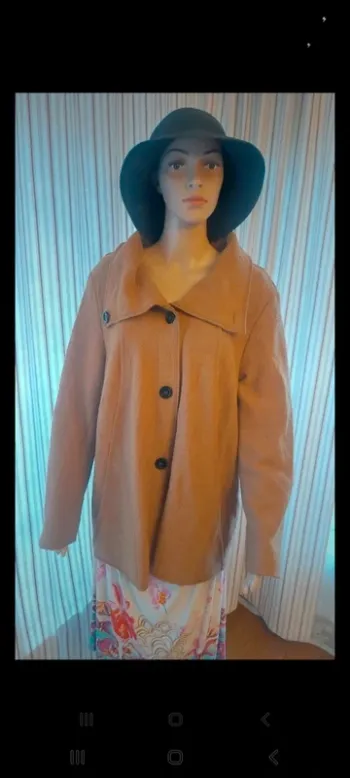 Pardessus Verpass fr/be 48  moutarde