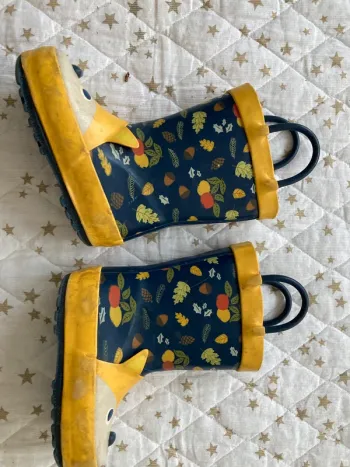 Bottes de pluie, animaux rigolos