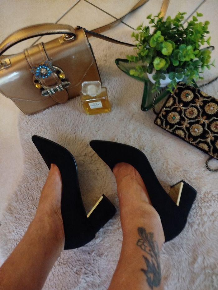 Escarpins noir doré PRIMARK - photo numéro 10