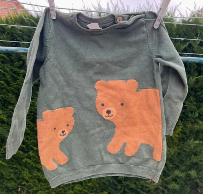 🧸Pull H&M – Taille 92 cm (18-24 mois) Joli pull bébé/enfant en très bon état - photo numéro 5