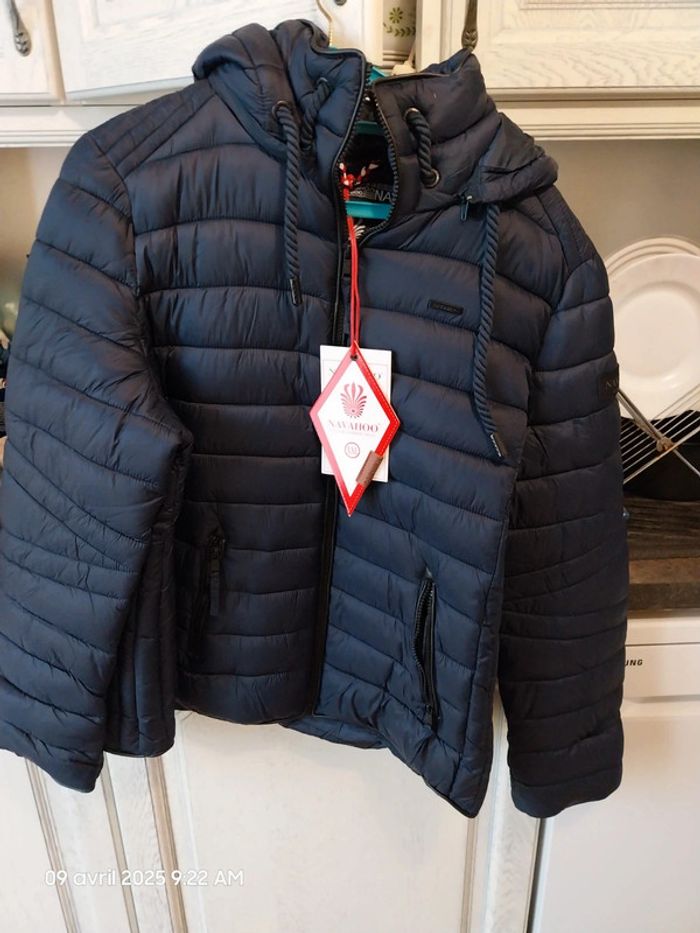Zalando - Navahoo Lulana, Veste matelassée pour Dame mi-Saison Bleu Foncé XXL - photo numéro 2