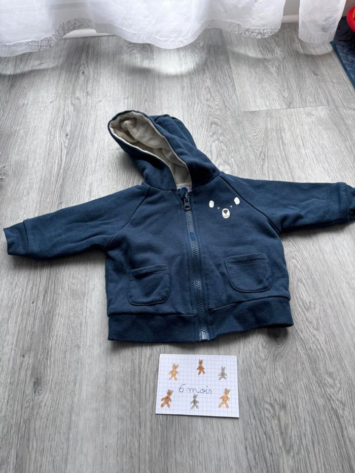 Veste zippé 6 mois