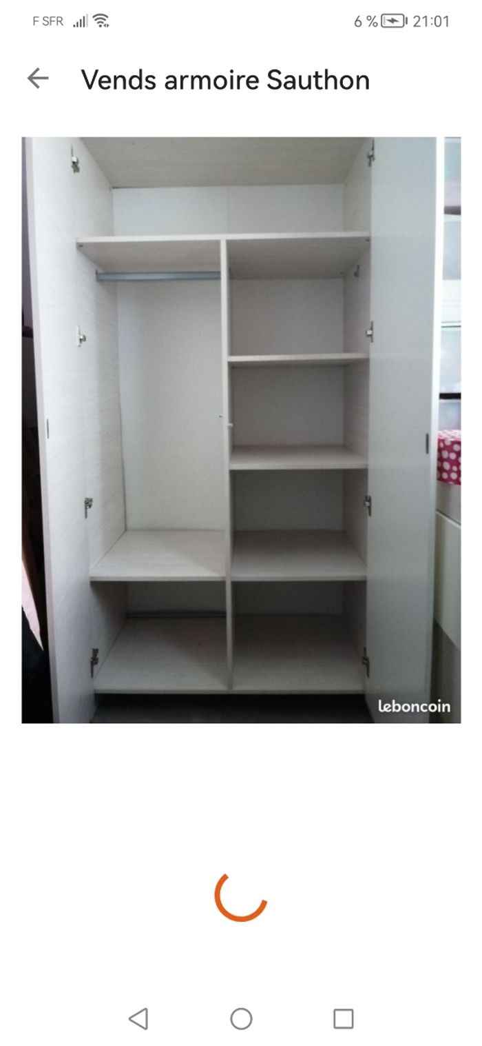 Vend armoire marque Sauthon - photo numéro 2