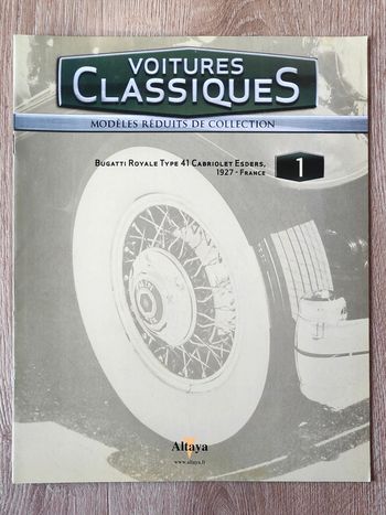 Fascicule Bugatti Royale Type 41 cabriolet Esders n°1