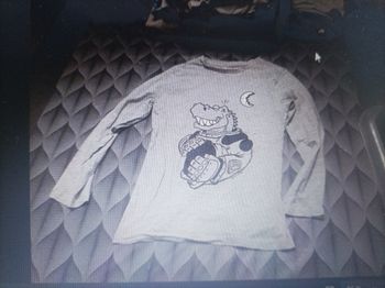 Pull longues manches dino de l'espace