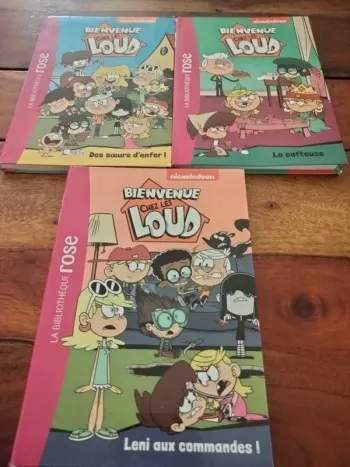 Lot de 3 livres bienvenue chez les loud 1/10/33