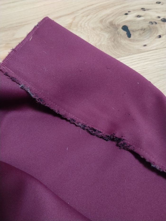 Paire de rideaux violet à oeillets - photo numéro 5