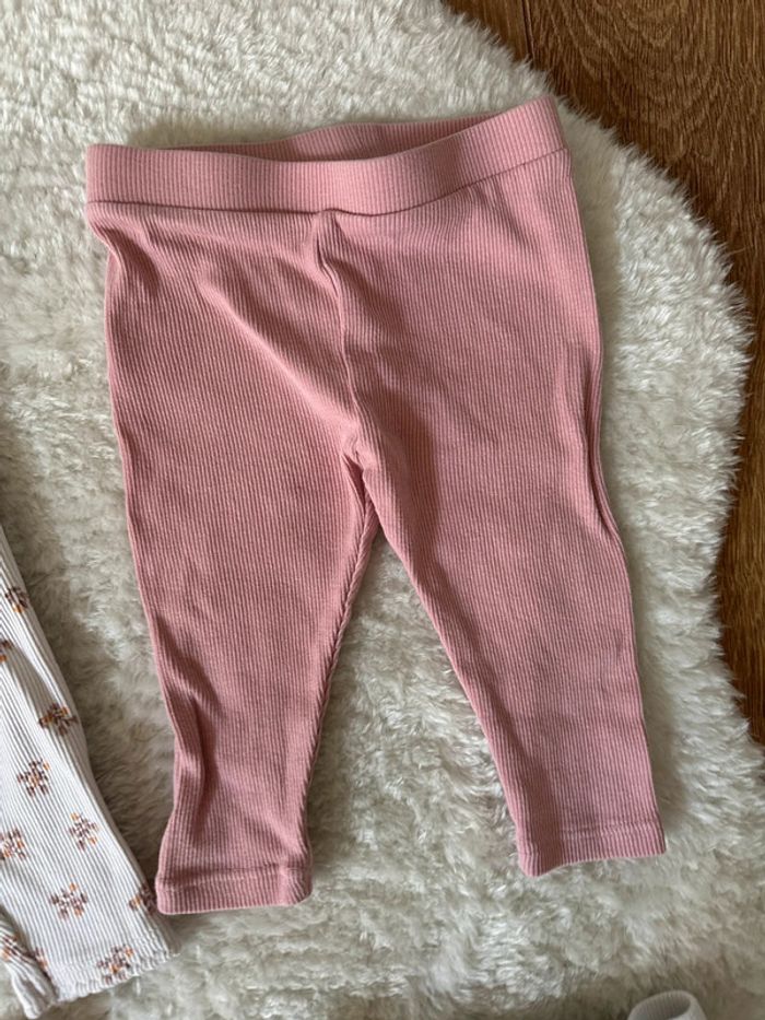 Lot de 4 pantalons / bermuda / legging | Obaibi | Taille 6 mois - photo numéro 5